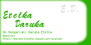 etelka daruka business card